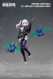 CYBER FOREST FANTASY GIRLS - B.A.T. Sonic Blast Attacker Maria Strauss - Plastic Model Kit