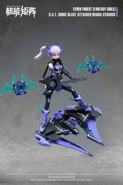 CYBER FOREST FANTASY GIRLS - B.A.T. Sonic Blast Attacker Maria Strauss - Plastic Model Kit
