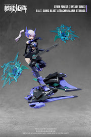 CYBER FOREST FANTASY GIRLS - B.A.T. Sonic Blast Attacker Maria Strauss - Plastic Model Kit