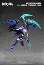 CYBER FOREST FANTASY GIRLS - B.A.T. Sonic Blast Attacker Maria Strauss - Plastic Model Kit