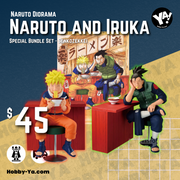 Naruto and Iruka Umino Ichiraku - Naruto Combination Diorama (2pc Set)