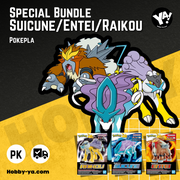 Pokémon Model Kit Collection Bundle - Three Legendary Dogs - Suicune / Raikou / Entei